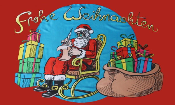 Frohe Weihnachten Motiv 10 Fahne / Flagge 90x150 cm