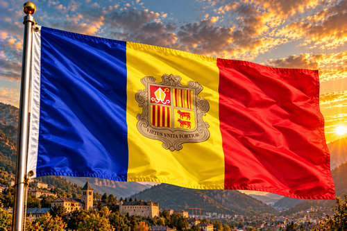 Andorra Fahne / Flagge 90x150 cm