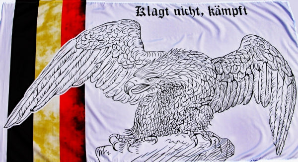 Klagt nicht kämpft  Fahne / Flagge 90x150 cm