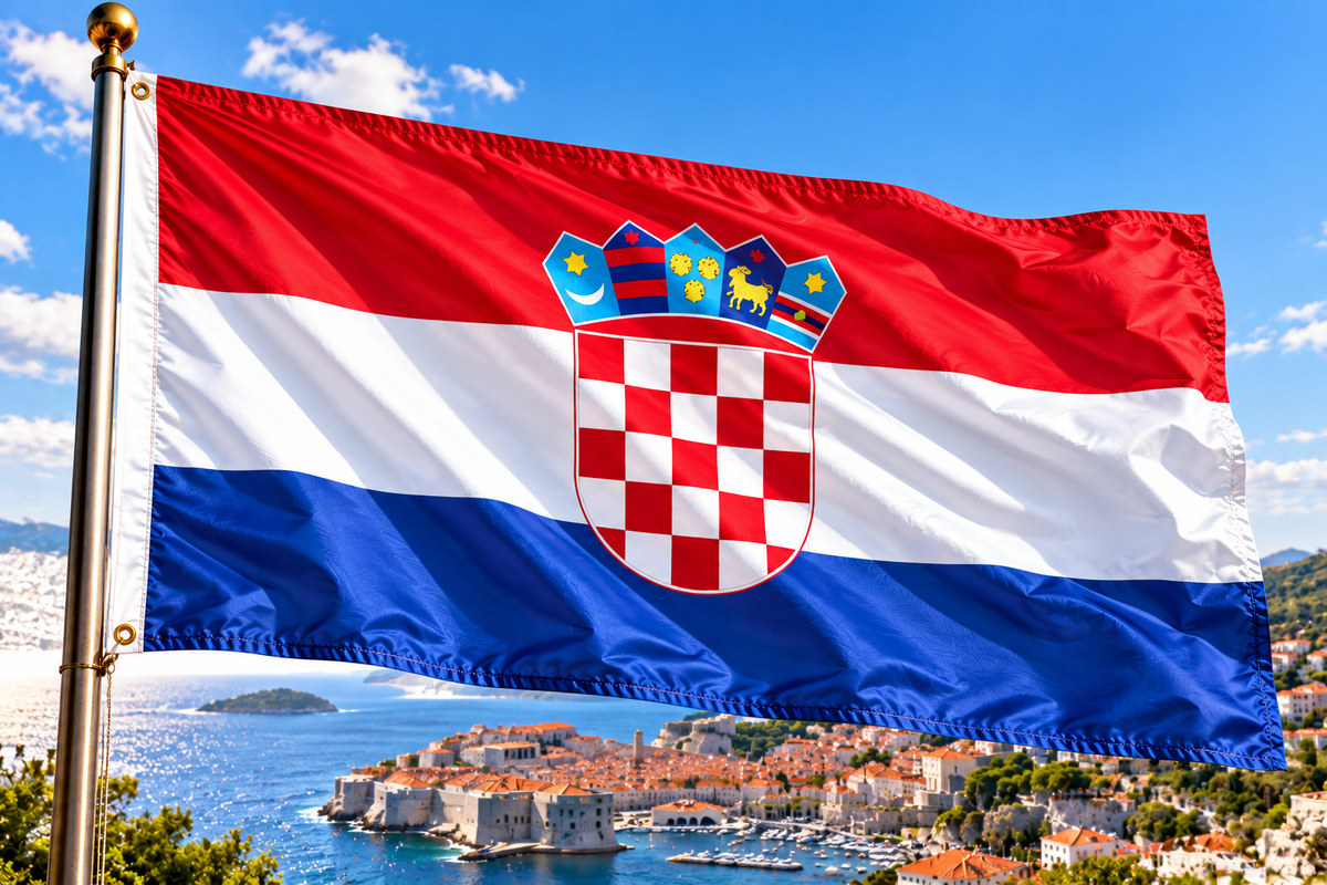 Kroatien Fahne / Flagge 90x150 cm