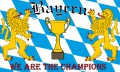 Bayern Fahne / Flagge 90x150 cm We are the Champions