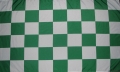 Karo Grn-Wei Fahne / Flagge 90x150 cm