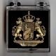 Bayern Wappen mit Lwen Pin (Geschenkbox 40x40x18mm)