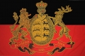 Wrttemberg Fahne / Flagge 90x150 cm Motiv 4 groes Wappen