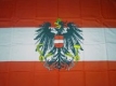 sterreich mit Adler Fahne / Flagge 60x90 cm