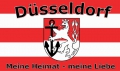 Dsseldorf Fahne / Flagge 90x150 cm Meine Heimat Meine Liebe