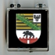 Sachsen-Anhalt Wappen Pin Anstecknadel (Geschenkbox 40x40x18mm)
