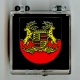 Volksstaat Wrttemberg Wappen Pin (Geschenkbox 40x40x18mm)