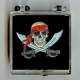 Pirat mit Sbel Pin Anstecknadel (Geschenkbox 40x40x18mm)