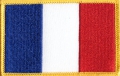 Frankreich Aufnher Patch ca. 5,5cm x 8 cm