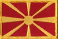Mazedonien Aufnher Patch ca. 5,5cm x 8 cm