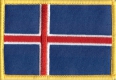 Island Aufnher Patch ca. 5,5cm x 8 cm