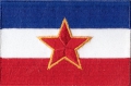 Jugoslawien Stern Aufnher Patch ca. 5,5cm x 8 cm