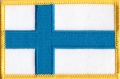 Finnland Aufnher Patch ca. 5,5cm x 8 cm