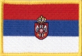 Serbien Aufnher Patch ca. 5,5cm x 8 cm