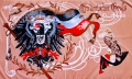 Ein deutscher Gru Fahne / Flagge 90x150 cm