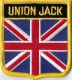 Union Jack Aufnher in Wappenform 7 x 6,5 cm