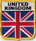 United Kingdom Aufnher in Wappenform 7 x 6,5 cm