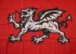 England weier Drache Fahne / Flagge 90x150 cm