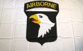 USA 101st Airborne wei Fahne / Flagge 90x150 cm