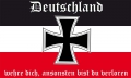DR-Deutschland wehre dich Reichsflagge / Fahne  90x150 cm
