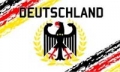 Deutschland Adler wei Fahne / Flagge 90x150 cm
