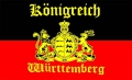 Knigreich Wrttemberg Premium Sturmflagge 90x150 cm