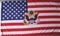 USA Fahne / Flagge mit Wappen 90x150 cm