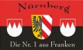 Nrnberg Fan Fahne / Flagge 90 x 150 cm Die Nr.1 aus Franken