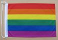 Regenbogen Fahne / Flagge 27x40 cm