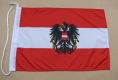 sterreich mit Adler Fahne / Flagge 30x45 cm